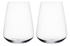 Набор стаканов для воды Nude Glass Невидимая ножка Вертиго 450 мл, 2 шт, стекло хрустальное